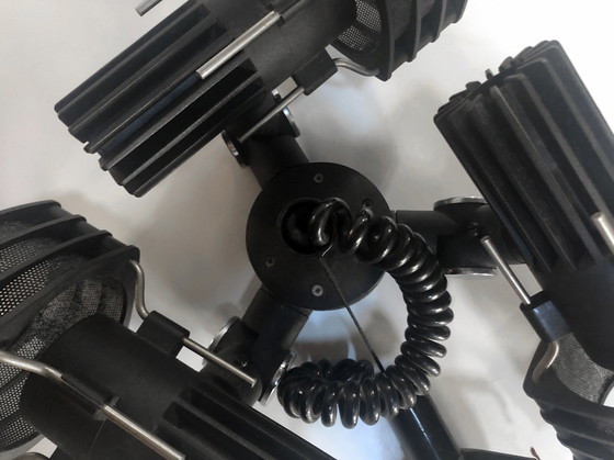 Image 1 of Vintage hanglamp - 3 Spots - Rolly Systeem - 1980