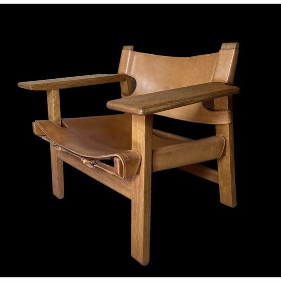 Image 1 of Spaanse vintage fauteuil van Borge Mogensen voor Fredericia