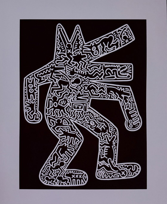 Image 1 of Keith Haring: “Dog, 1985”. 