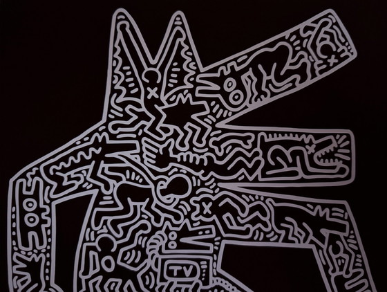 Image 1 of Keith Haring: “Dog, 1985”. 