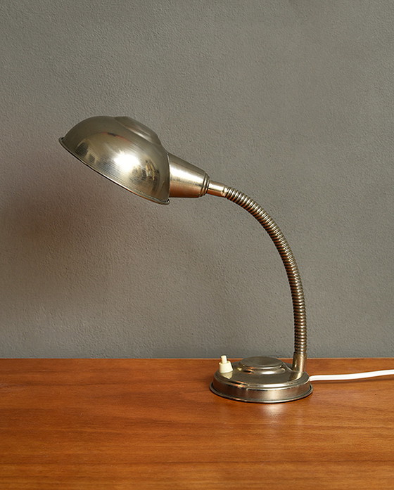 Image 1 of Vintage metalen bureaulampje