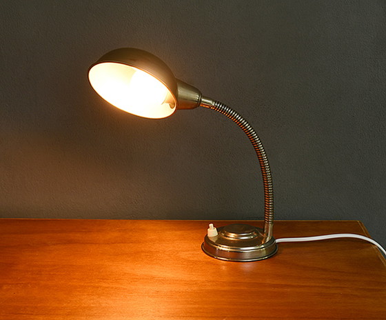 Image 1 of Vintage metalen bureaulampje