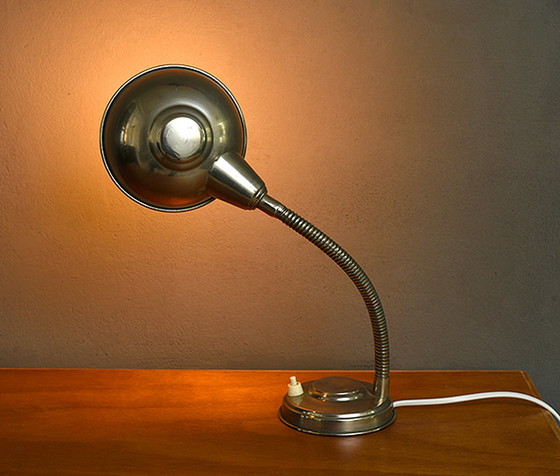 Image 1 of Vintage metalen bureaulampje