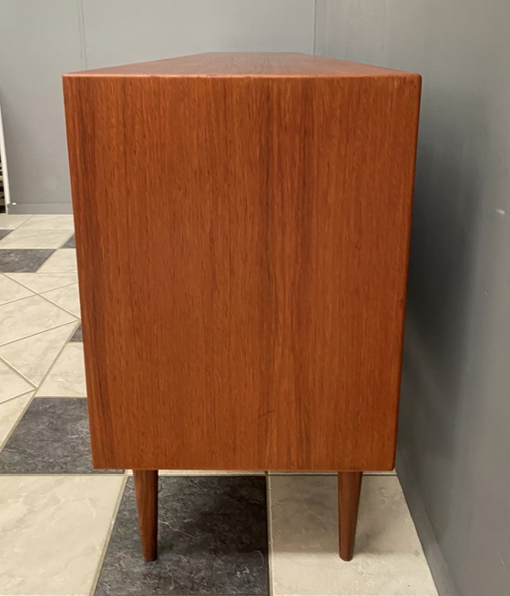 Image 1 of Teak dressoir door Heinrich Riestenpatt 1960s 225cm breed