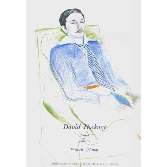 Image 1 of Vintage poster van David Hockney, 1981