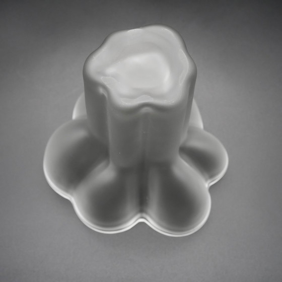 Image 1 of Zeldzame Tapio Wirkkala Rosenthal Sculptural Design Satin Glass Vaas Duo Model 470