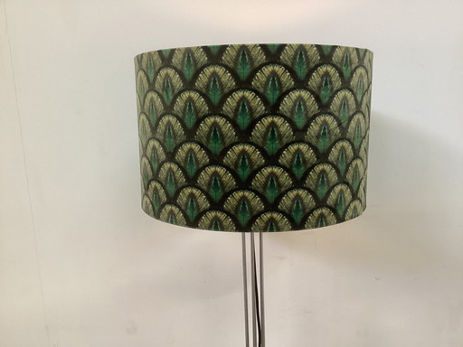 Vintage Lamp Chroom Seventies Vloerlamp 