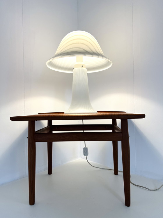 Image 1 of Peil & Putzler Zebra Mushroom Tafellamp ‘70