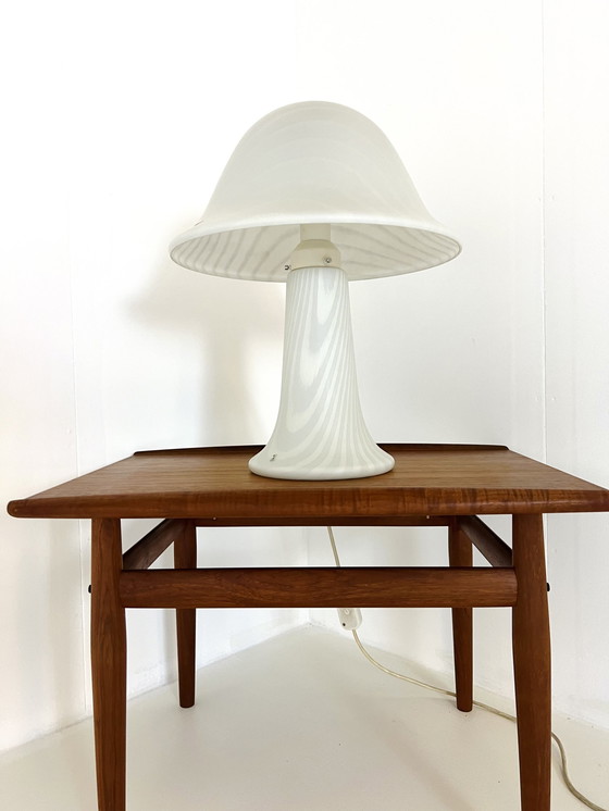 Image 1 of Peil & Putzler Zebra Mushroom Tafellamp ‘70