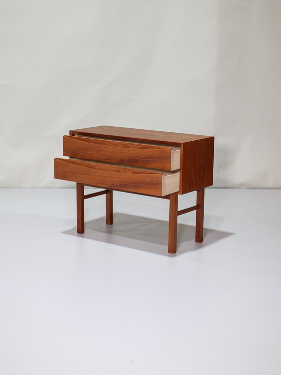 Image 1 of Ladekast Vintage Teak Deens Klein Jaren '60