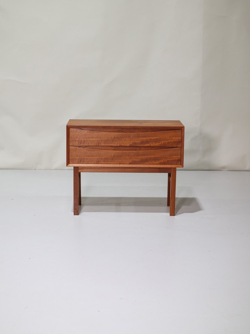 Ladekast Vintage Teak Deens Klein Jaren '60