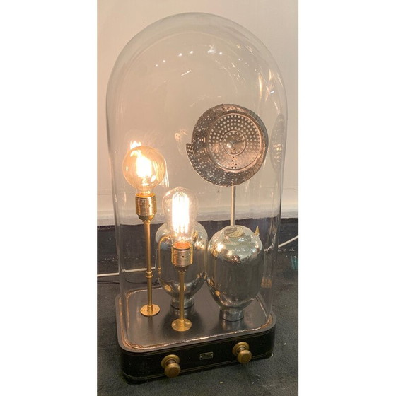 Image 1 of Vintage glazen lamp