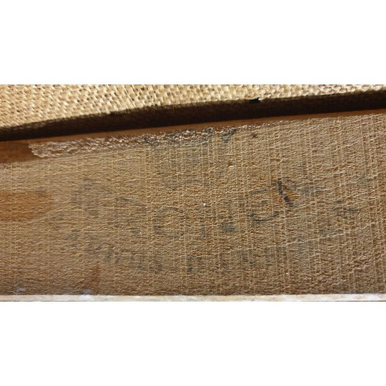 Image 1 of Paar vintage fauteuils van stof en eikenhout van Kronen Aarhus, Denemarken 1950