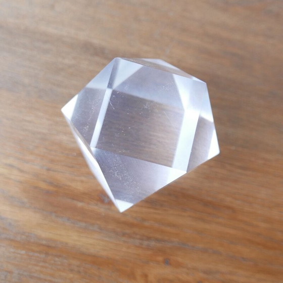 Image 1 of Paar vintage geometrische wetenschappelijke vormen in plexiglas, Nederland 1970