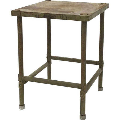 Vintage bijzettafel René Herbst 1943