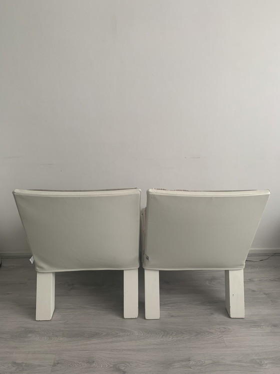 Image 1 of 2x Vintage Selma Fauteuils Ikea Ps Collectie