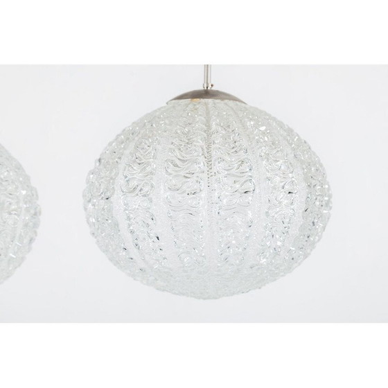 Image 1 of Vintage glazen hanglamp van Doria Leuchten, jaren 1960