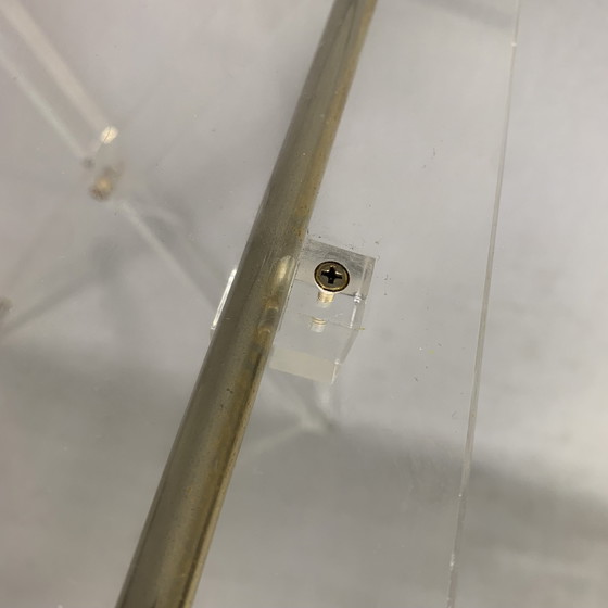 Image 1 of Plexiglas Vouwtafeltje, Jaren 70