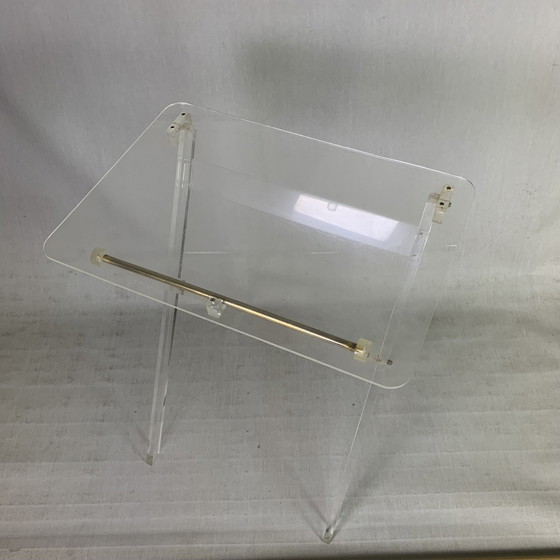 Image 1 of Plexiglas Vouwtafeltje, Jaren 70