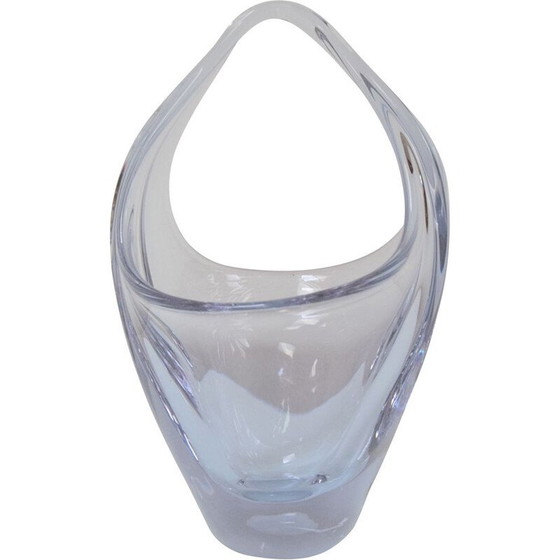 Image 1 of Vintage glazen kom van Josef Hospodka voor Chribska Glassworks, Tsjecho-Slowakije 1960