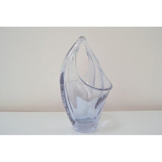 Image 1 of Vintage glazen kom van Josef Hospodka voor Chribska Glassworks, Tsjecho-Slowakije 1960