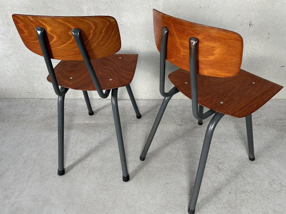 Image 1 of 9X Vintage Pagholz Stoel