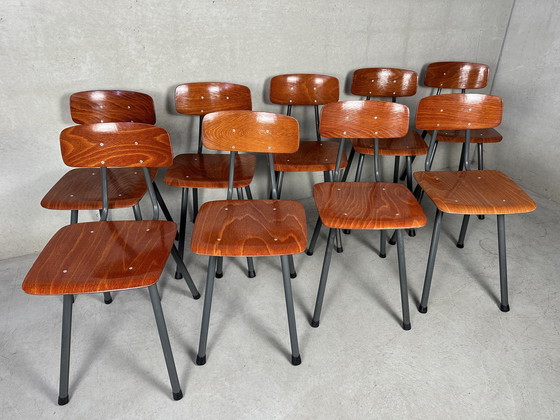 Image 1 of 9X Vintage Pagholz Stoel