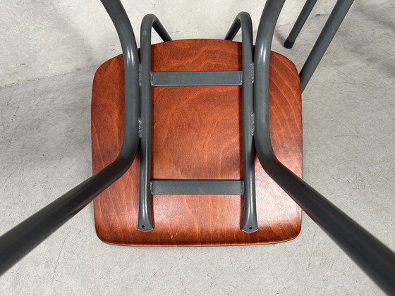 Image 1 of 9X Vintage Pagholz Stoel