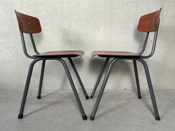 Image 1 of 9X Vintage Pagholz Stoel