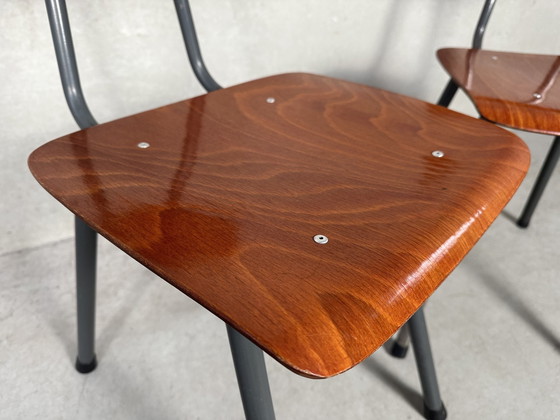 Image 1 of 9X Vintage Pagholz Stoel