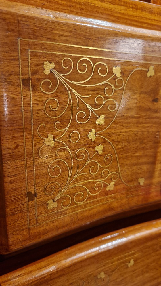 Image 1 of Edele barokke secretaire tabernakel