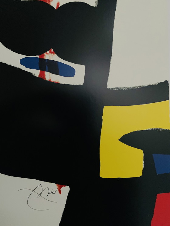 Image 1 of Joan Miro, "Le Chef Des Équipages" Kleuren Offset Lithografie. 1999. © Successió Miró Door Siae. Gesigneerd In De Plaat. Uitstek