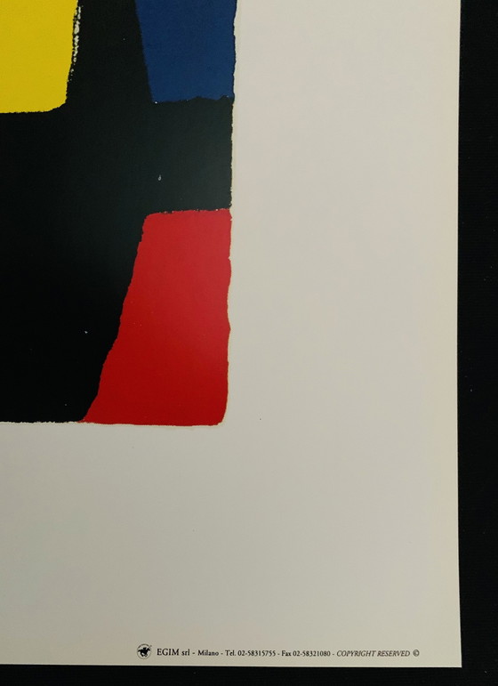 Image 1 of Joan Miro, "Le Chef Des Équipages" Kleuren Offset Lithografie. 1999. © Successió Miró Door Siae. Gesigneerd In De Plaat. Uitstek