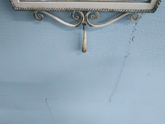 Image 1 of Vintage Metalen Spiegel (Art nouveau stijl)