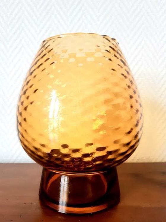 Image 1 of 2X vazen van optisch glas Empoli, Italië 1960