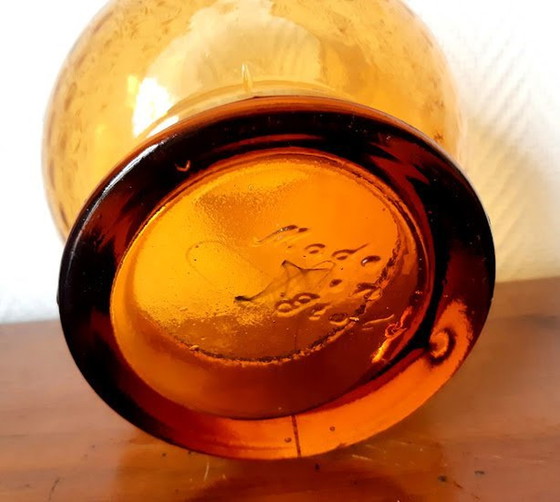 Image 1 of 2X vazen van optisch glas Empoli, Italië 1960