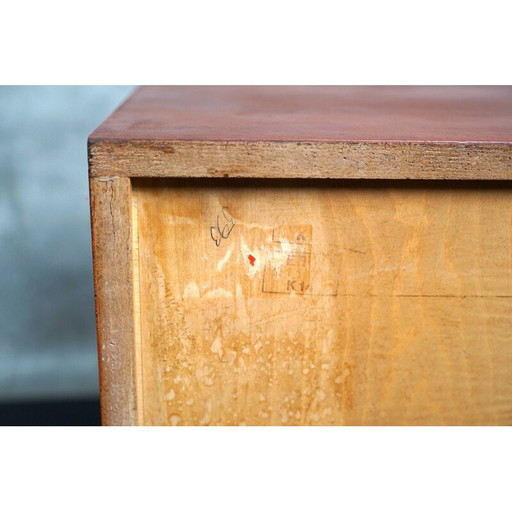 Vintage teakhouten dressoir van Dieter Wäckerlin voor Behr, Duitsland 1960