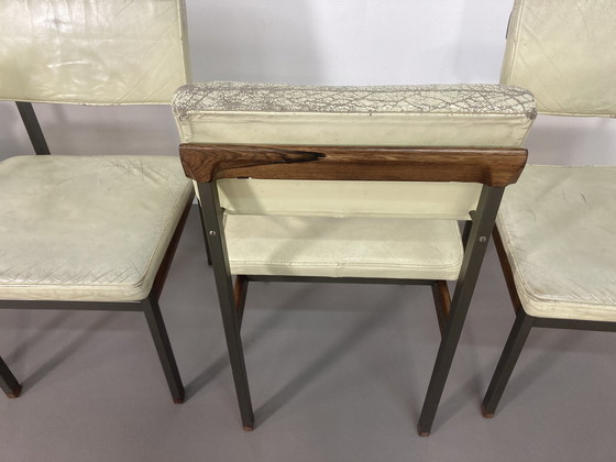 Image 1 of 6 x Wébé “ Pali” Dining Chairs Louis van Teeffelen ‘60