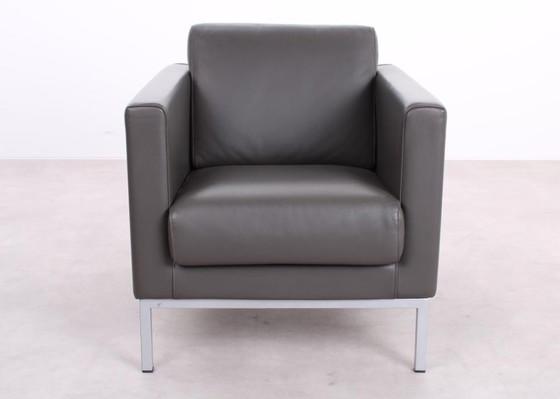 Image 1 of Giulio Marelli Cubic fauteuil grijs