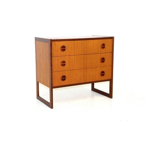 Domino vintage teakhouten ladekast, 1960