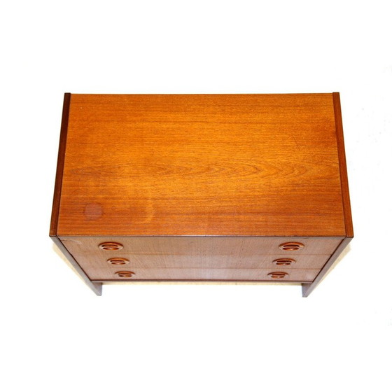 Image 1 of Domino vintage teakhouten ladekast, 1960