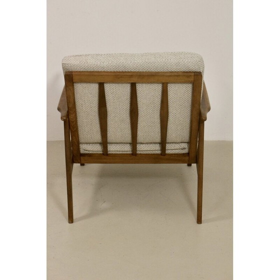 Image 1 of Scandinavische vintage beukenhouten fauteuil, 1960