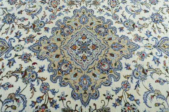 Image 1 of Handgeknoopt Keshan oosters tapijt van kurk - 347 X 252 cm