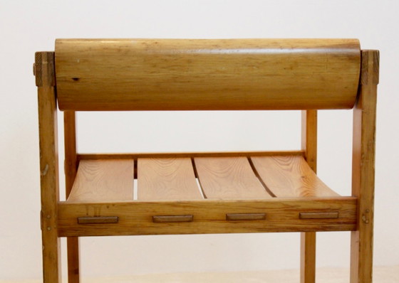 Image 1 of 2x Edvin Helseth grenen stoelen met armleuningen