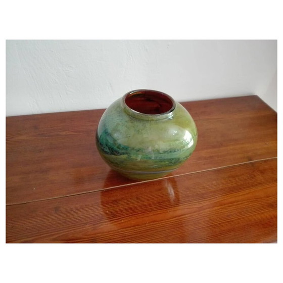 Image 1 of Vintage vaas in Murano glas van Ercole Borovier - jaren 1970