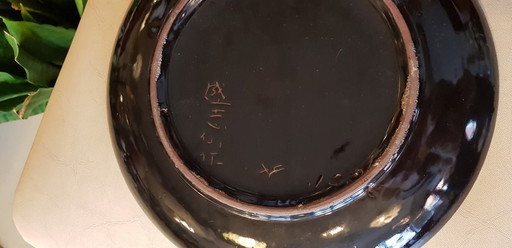 Chinese handgemaakte decoratieve keramische plaat met pandabeer