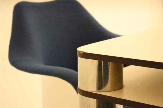 Image 1 of Maestro Eettafel Joe Colombo Zanotta Wit