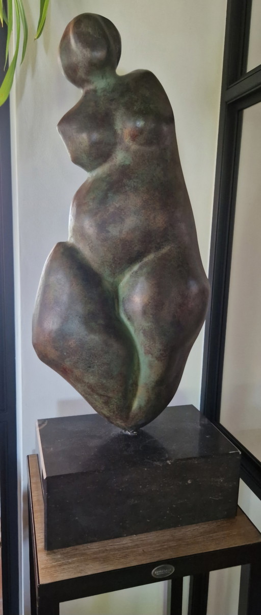 Sculpture Abstracte Kunst, Torso Vrouw