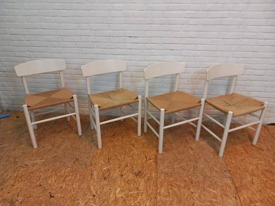 Image 1 of Set van 4 Fredericia J39 stoelen