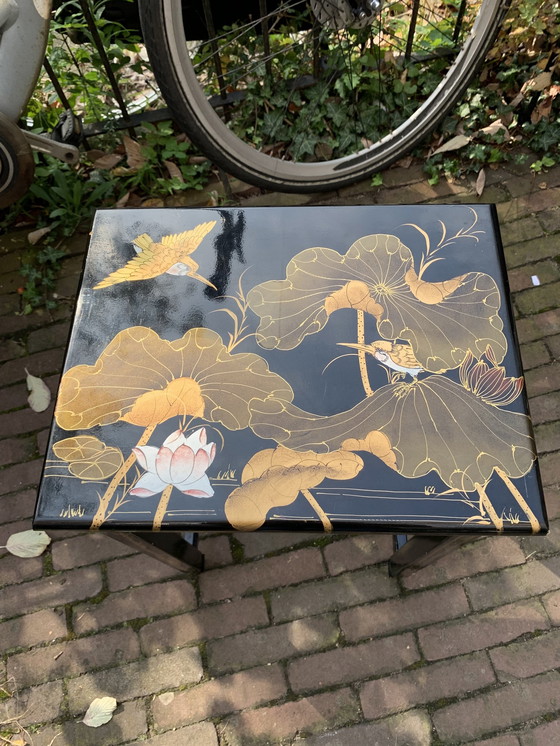 Image 1 of Antieke Japanse Lak Tafeltjes 